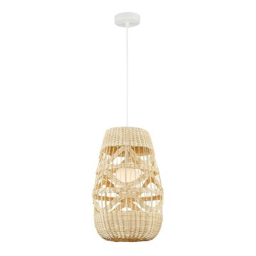Luster na sajli ARONA 1xG9/9W/230V pr. 25 cm ratan/bež