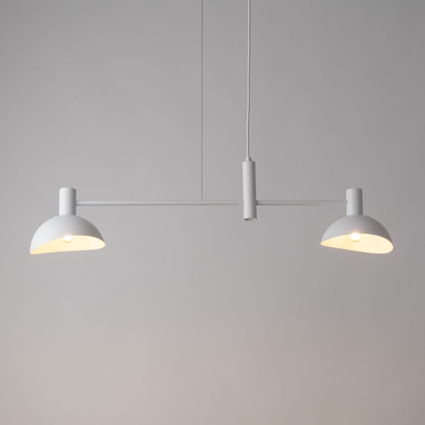 Luster na sajli ARTIS 2xE14/40W/230V bijela