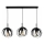 Luster na sajli ASANI 3xE27/15W/230V crni