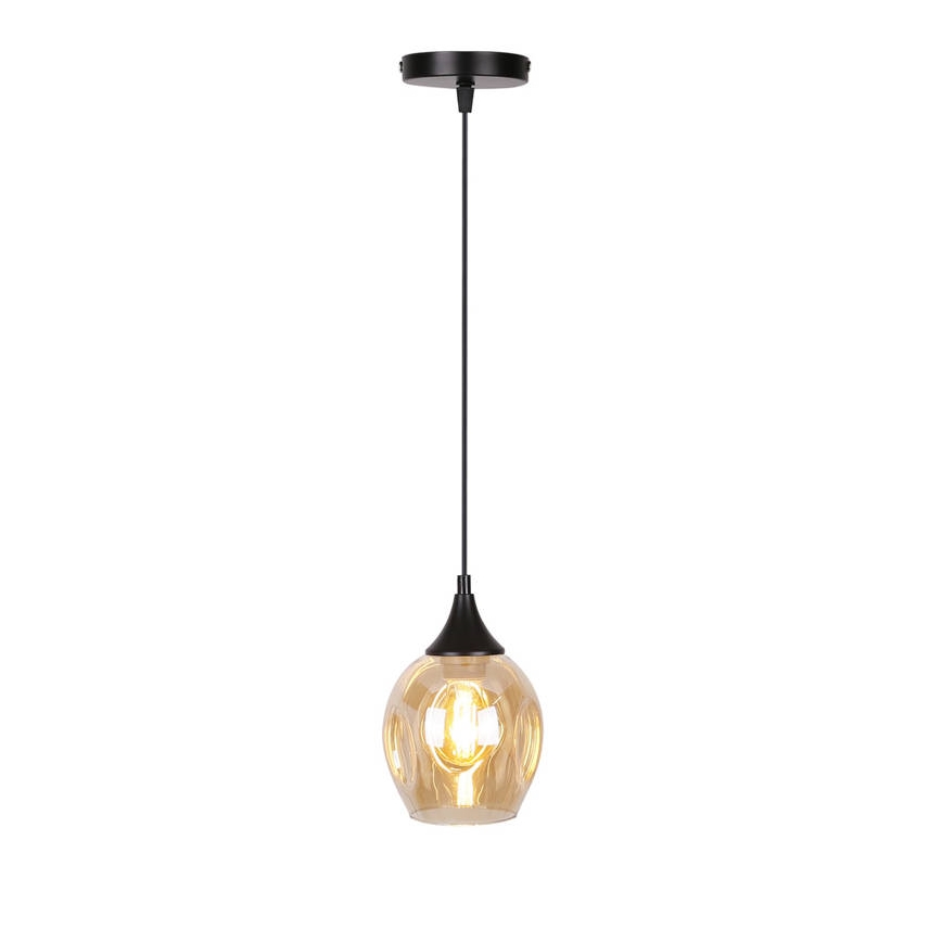 Luster na sajli ASPA 1xE27/40W/230V crna