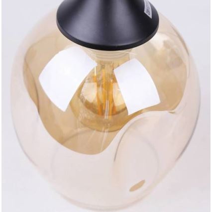 Luster na sajli ASPA 1xE27/40W/230V crna