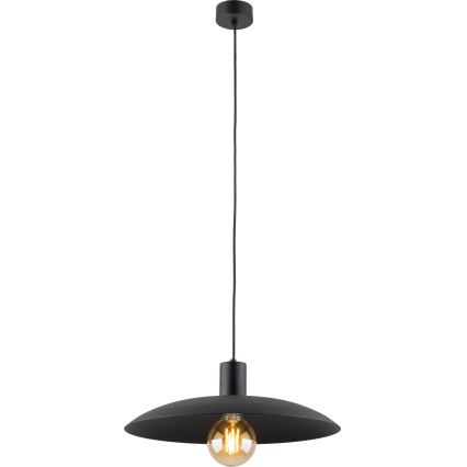 Luster na sajli ASTRA 1xE27/15W/230V pr. 41 cm crna