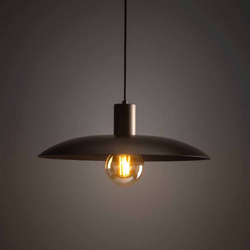Luster na sajli ASTRA 1xE27/15W/230V pr. 41 cm smeđa