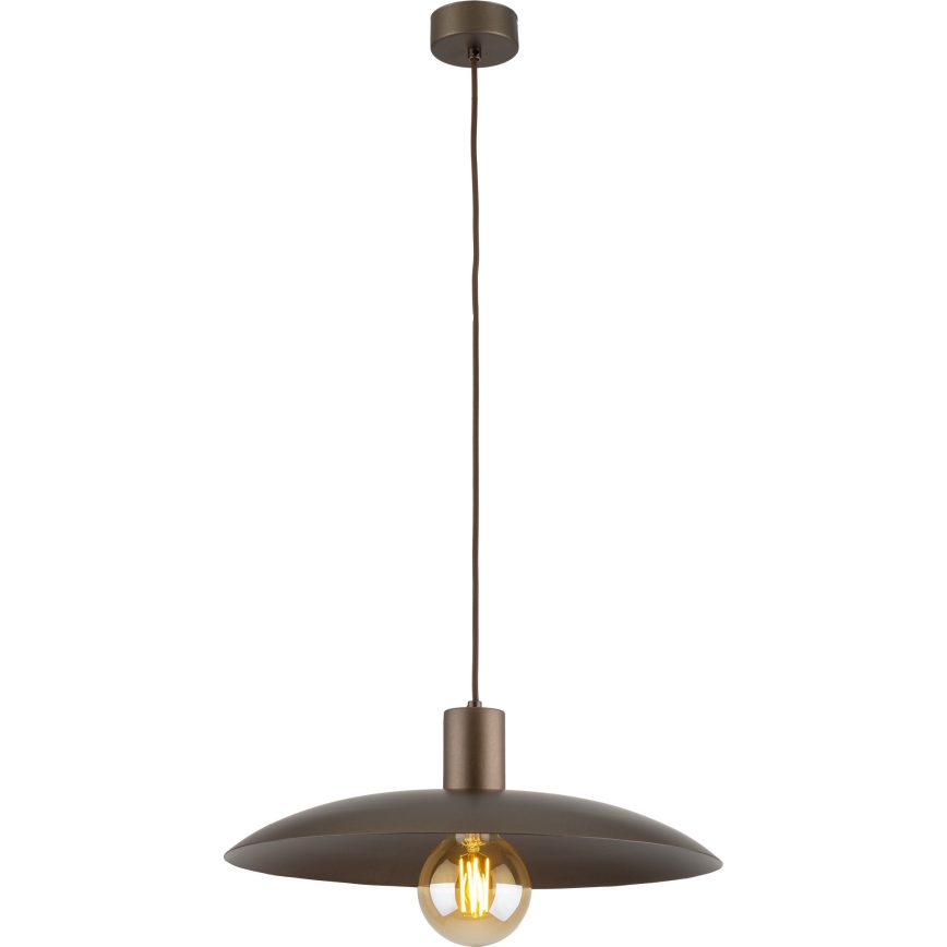 Luster na sajli ASTRA 1xE27/15W/230V pr. 41 cm smeđa