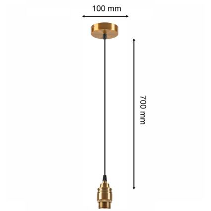 Luster na sajli ASTRA 1xE27/60W/230V