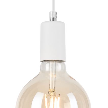 Luster na sajli ASTRID 1xE27/60W/230V bijela