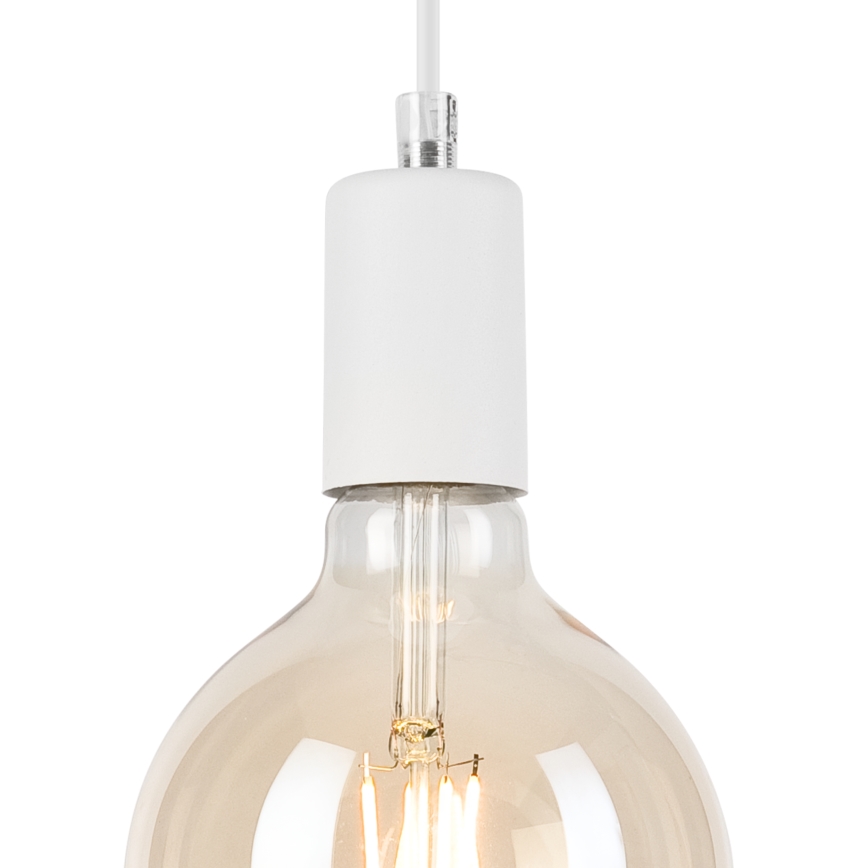 Luster na sajli ASTRID 1xE27/60W/230V bijela