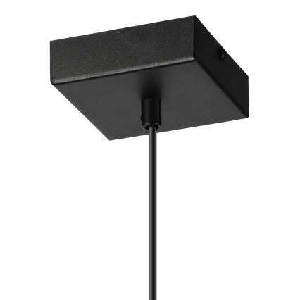 Luster na sajli ASTRID 1xE27/60W/230V matirana crna