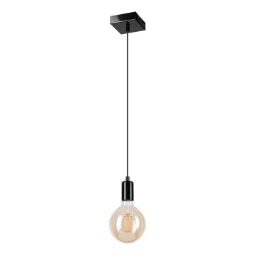 Luster na sajli ASTRID 1xE27/60W/230V sjajna crna