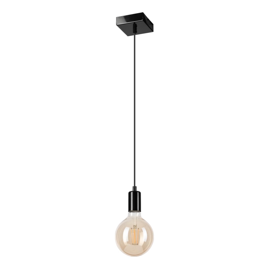 Luster na sajli ASTRID 1xE27/60W/230V sjajna crna