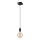 Luster na sajli ASTRID 1xE27/60W/230V sjajna crna