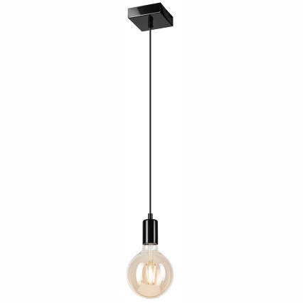 Luster na sajli ASTRID 1xE27/60W/230V sjajna crna