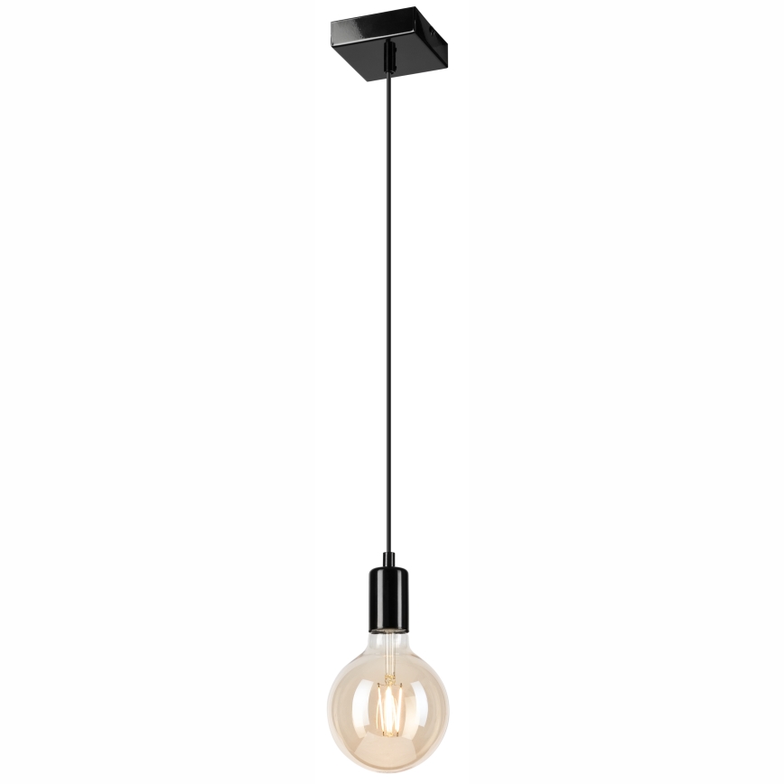Luster na sajli ASTRID 1xE27/60W/230V sjajna crna