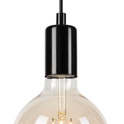 Luster na sajli ASTRID 1xE27/60W/230V sjajna crna