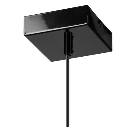 Luster na sajli ASTRID 1xE27/60W/230V sjajna crna