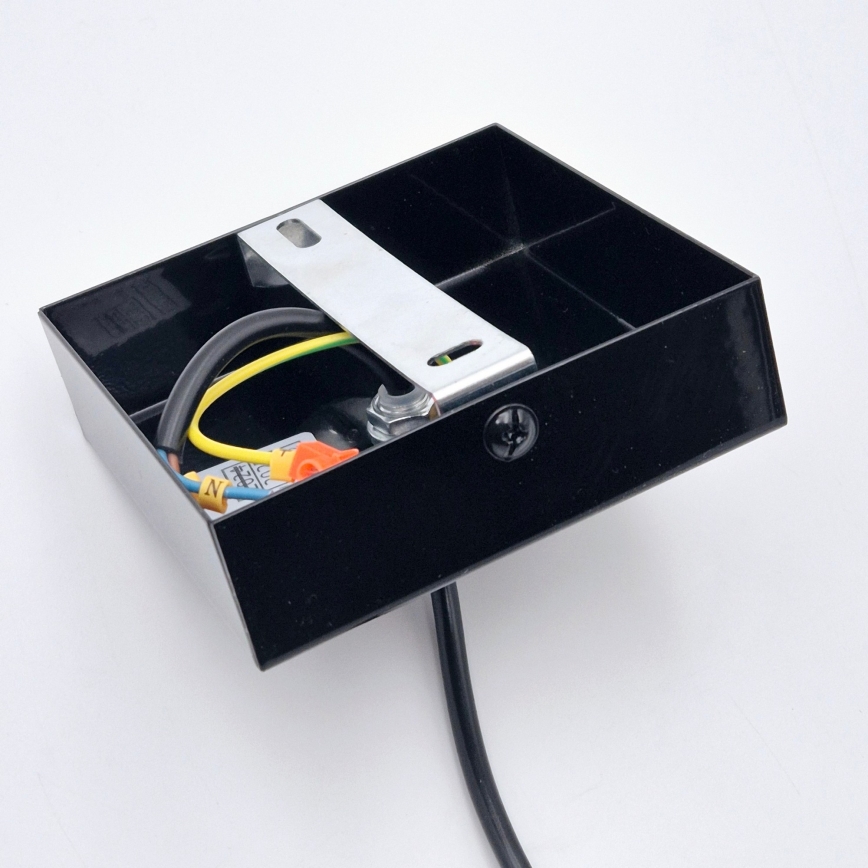 Luster na sajli ASTRID 1xE27/60W/230V sjajna crna