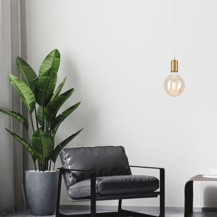 Luster na sajli ASTRID 1xE27/60W/230V zlatna