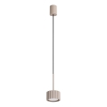 Luster na sajli AURA 1xGX53/10W/230V smeđe-siva