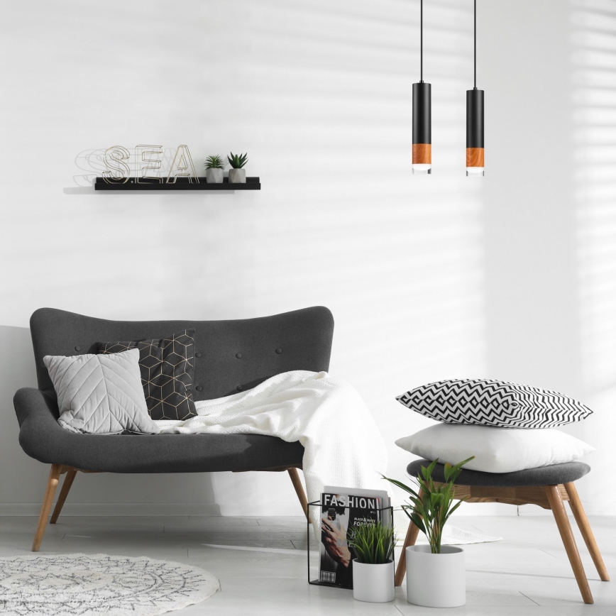 Luster na sajli AURELIA 2xGU10/10W/230V