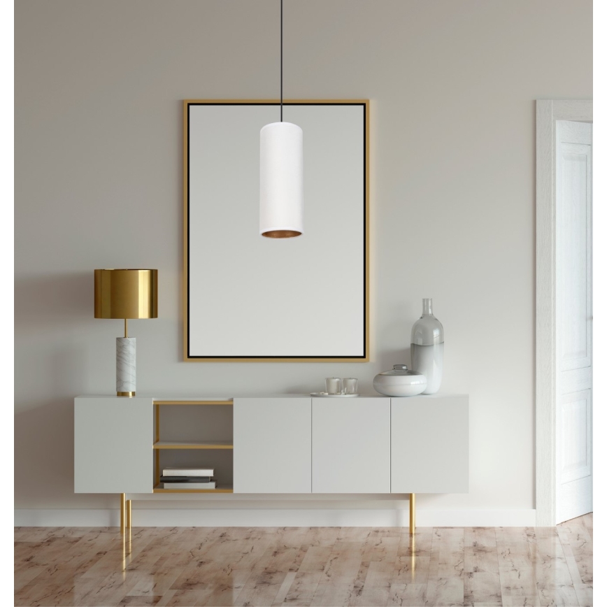 Luster na sajli AVALO 1xE27/60W/230V bijela