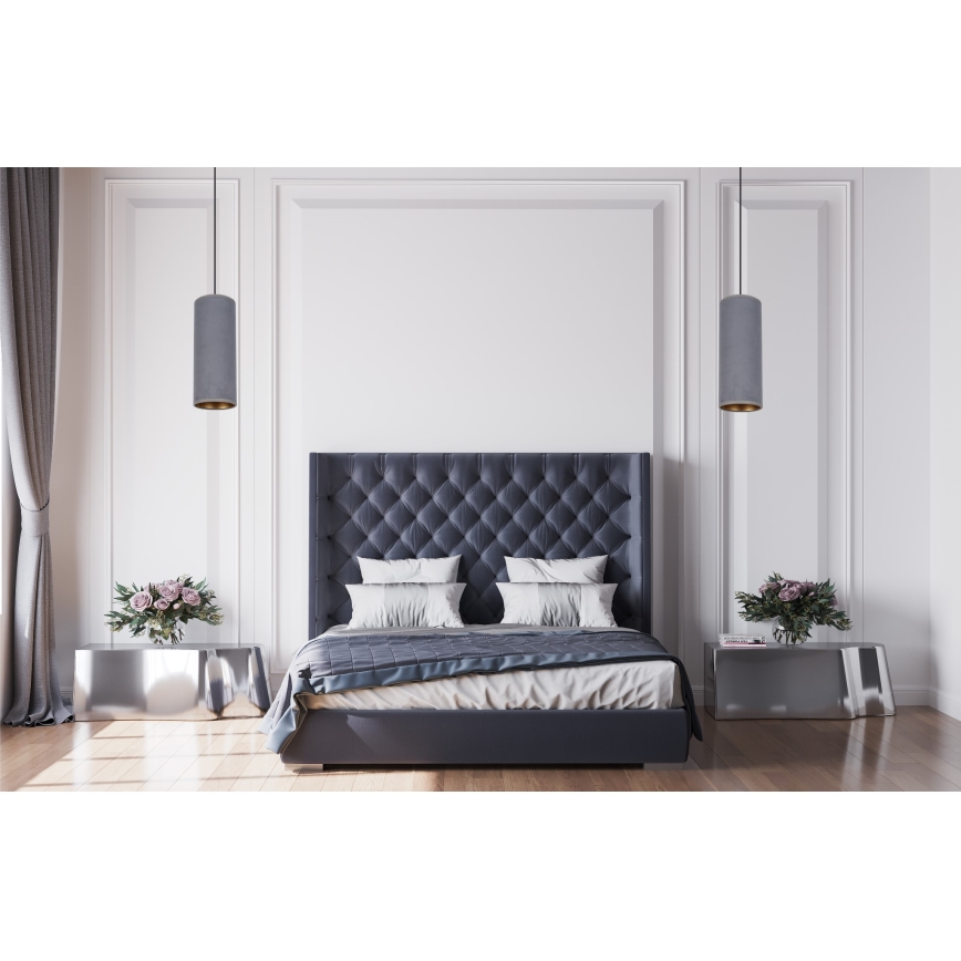 Luster na sajli AVALO 1xE27/60W/230V siva
