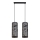 Luster na sajli AVALO 2xE27/60W/230V siva/crna