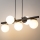 Luster na sajli AVOLA 5xG9/12W/230V crna