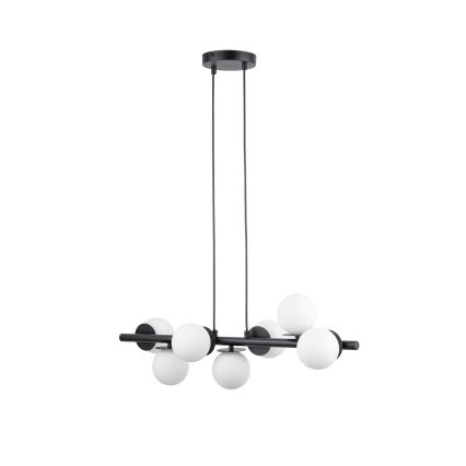 Luster na sajli AVOLA 7xG9/12W/230V crna
