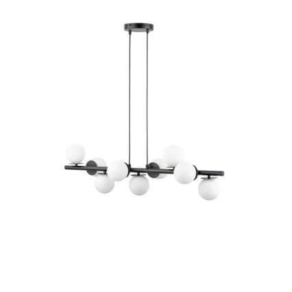 Luster na sajli AVOLA 9xG9/12W/230V crna