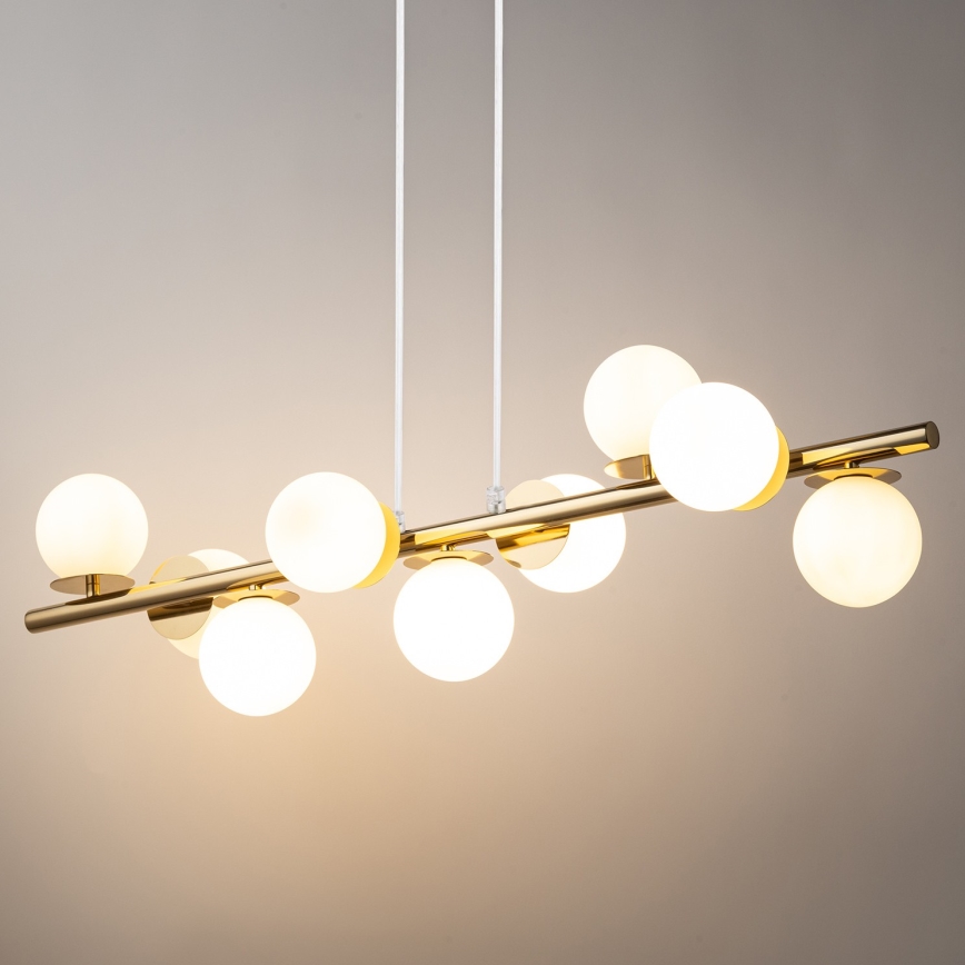 Luster na sajli AVOLA 9xG9/12W/230V zlatna