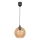 Luster na sajli BALL 1xE27/60W/230V pr. 20 cm bež