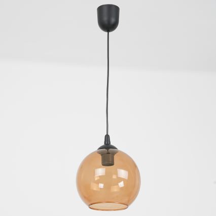 Luster na sajli BALL 1xE27/60W/230V pr. 20 cm bež