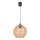 Luster na sajli BALL 1xE27/60W/230V pr. 25 cm bež
