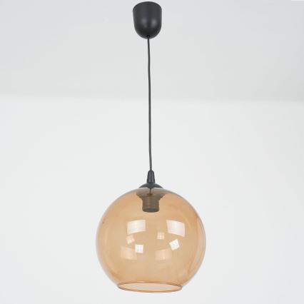 Luster na sajli BALL 1xE27/60W/230V pr. 25 cm bež