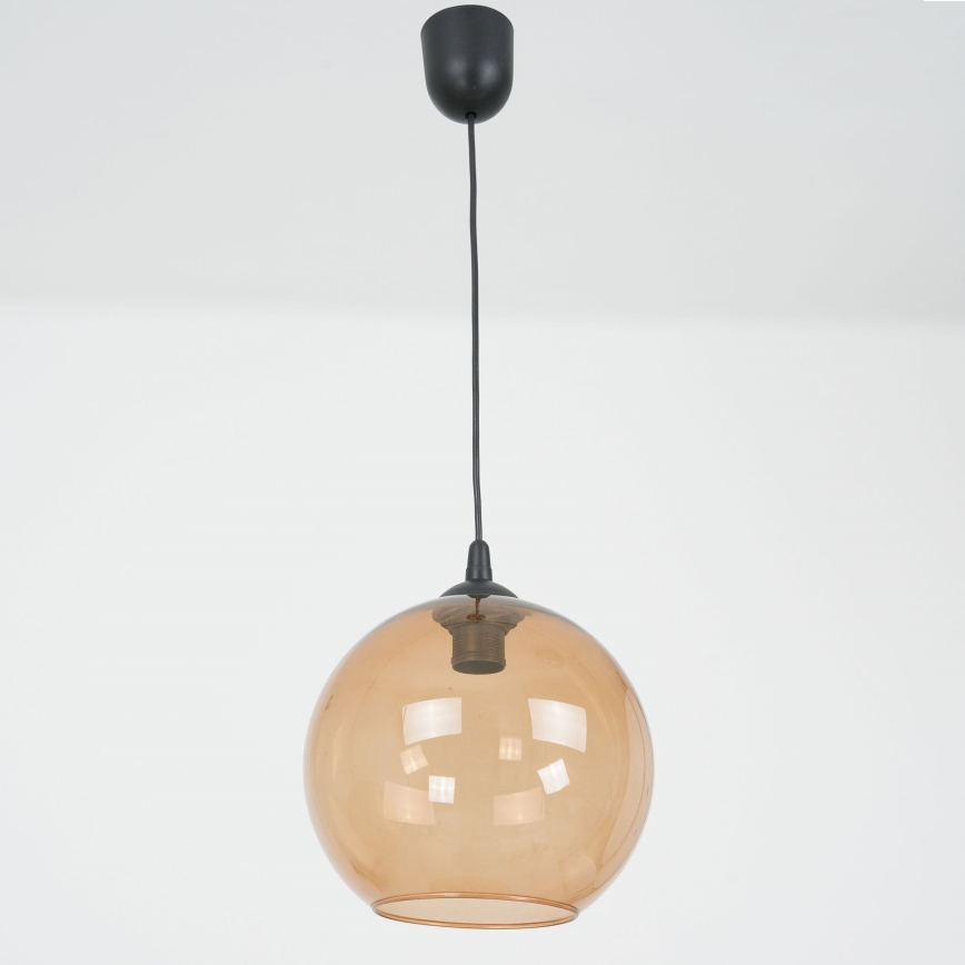 Luster na sajli BALL 1xE27/60W/230V pr. 25 cm bež