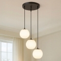 Luster na sajli BALLISTIC 3xE27/40W/230V crna