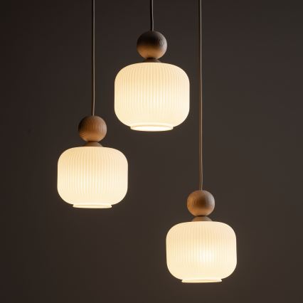 Luster na sajli BALLO 3xE14/10W/230V bež