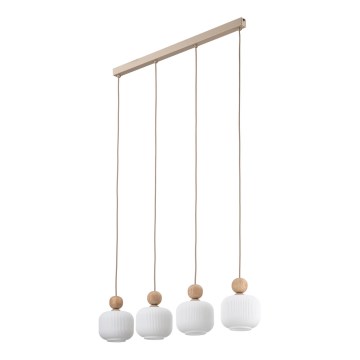 Luster na sajli BALLO 4xE14/10W/230V bež