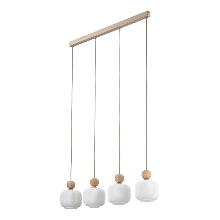 Luster na sajli BALLO 4xE14/10W/230V bež