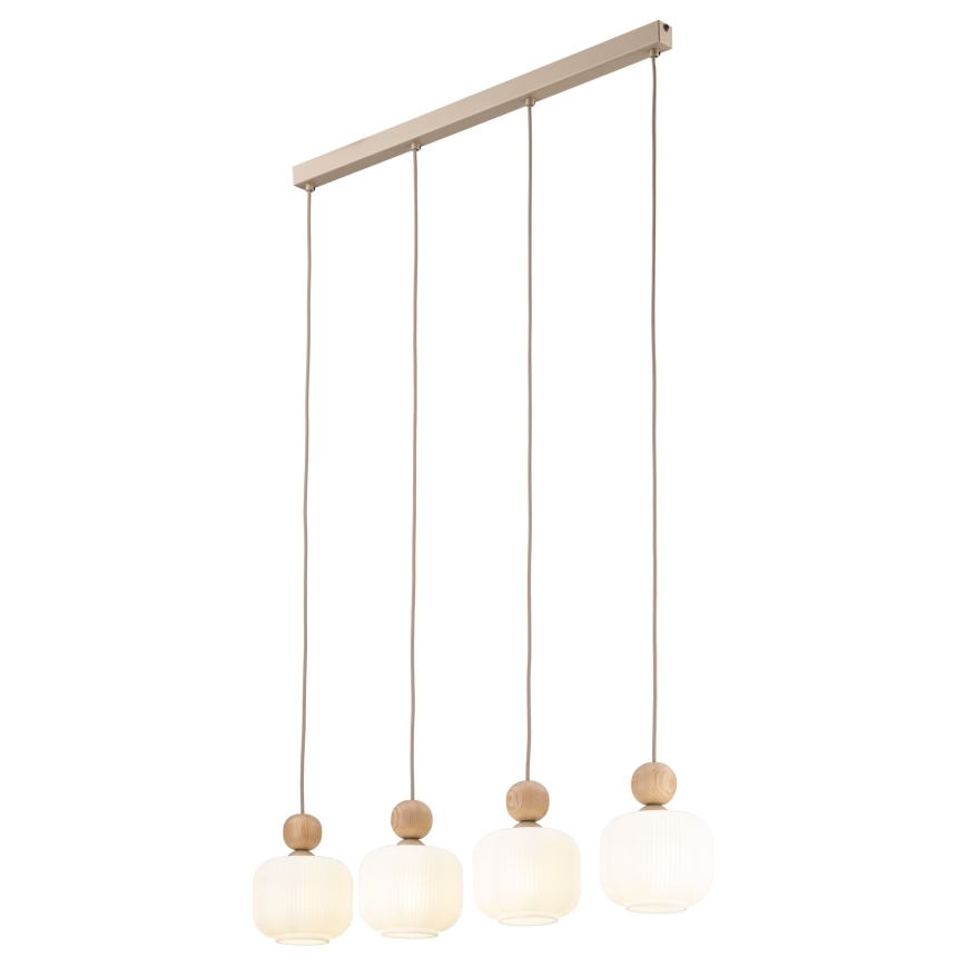 Luster na sajli BALLO 4xE14/10W/230V bež