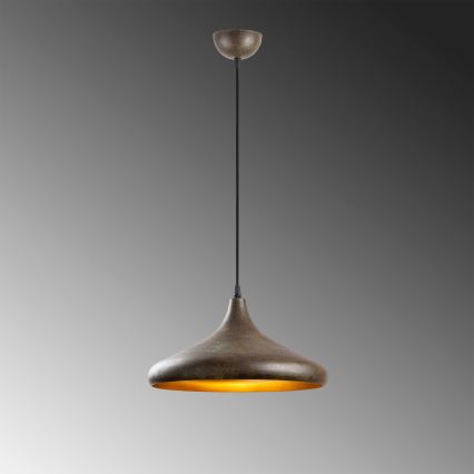 Luster na sajli BAREK 1xE27/40W/230V siva