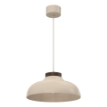 Luster na sajli BASCA 1xE27/15W/230V bež/smeđa