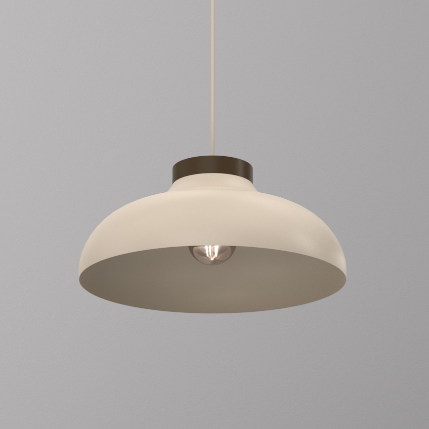 Luster na sajli BASCA 1xE27/15W/230V bež/smeđa