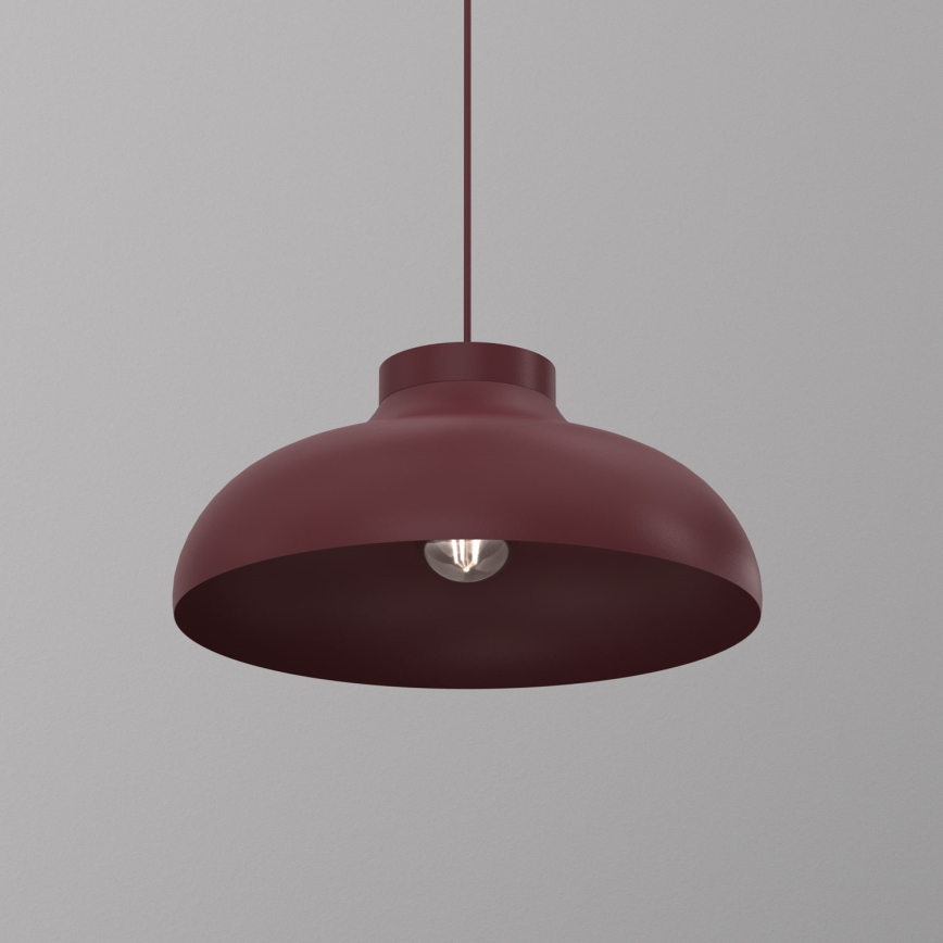 Luster na sajli BASCA 1xE27/15W/230V bordo
