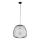 Luster na sajli BELL 1xG9/12W/230V pr. 33 cm crna/zlatna
