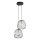 Luster na sajli BELL 2xG9/12W/230V crna/zlatna