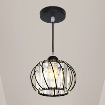 Luster na sajli BELLA 1xE27/40W/230V crna