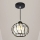 Luster na sajli BELLA 1xE27/40W/230V crna