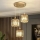 Luster na sajli BELLA 3xE27/40W/230V zlatni