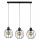 Luster na sajli BERIS 3xE27/60W/230V hrast